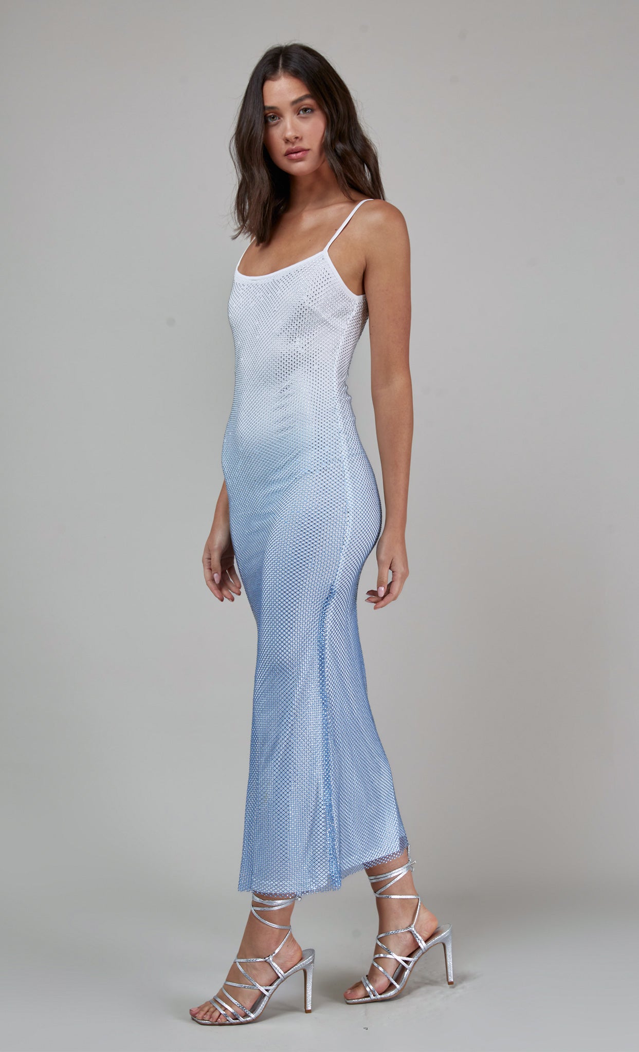 RARE London Women's RARE London Women's Ombre Diamante Maxi Dress 8 / Blue RARE London Women's RARE London Women's Ombre Diamante Maxi Dress 8 / Blue