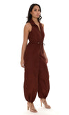Zip-Up Parachute Jumpsuit