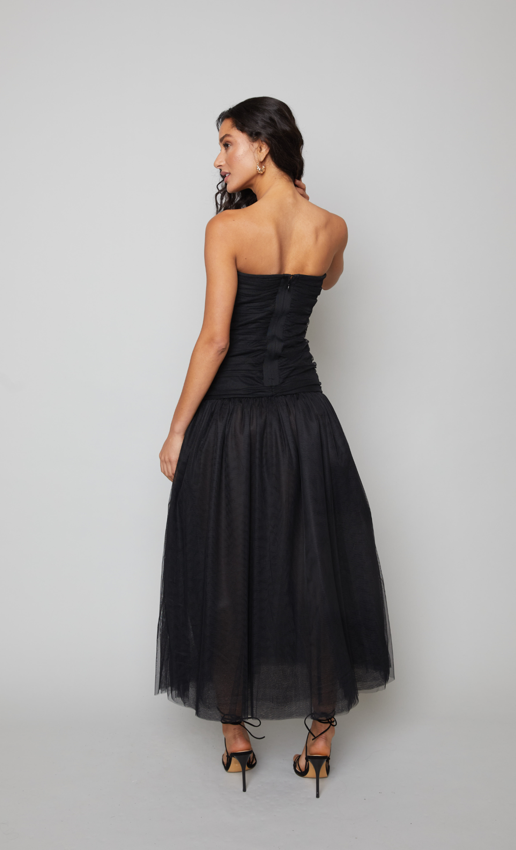 princess polly baby blue dress Black Sequin Dresses & Gowns | Sparkly & Glittery Black Dresses main image 1