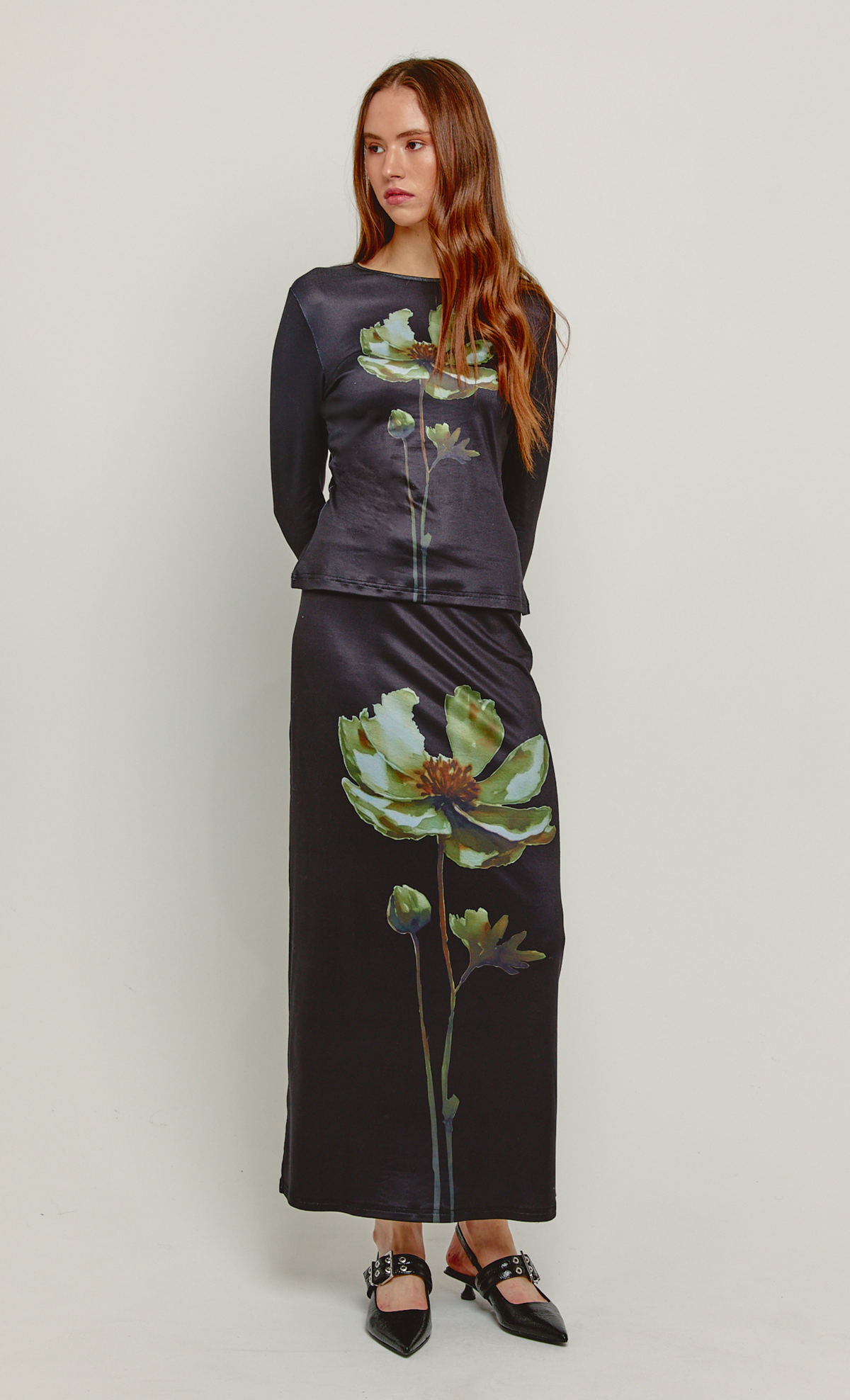 Digital Flower Skirt