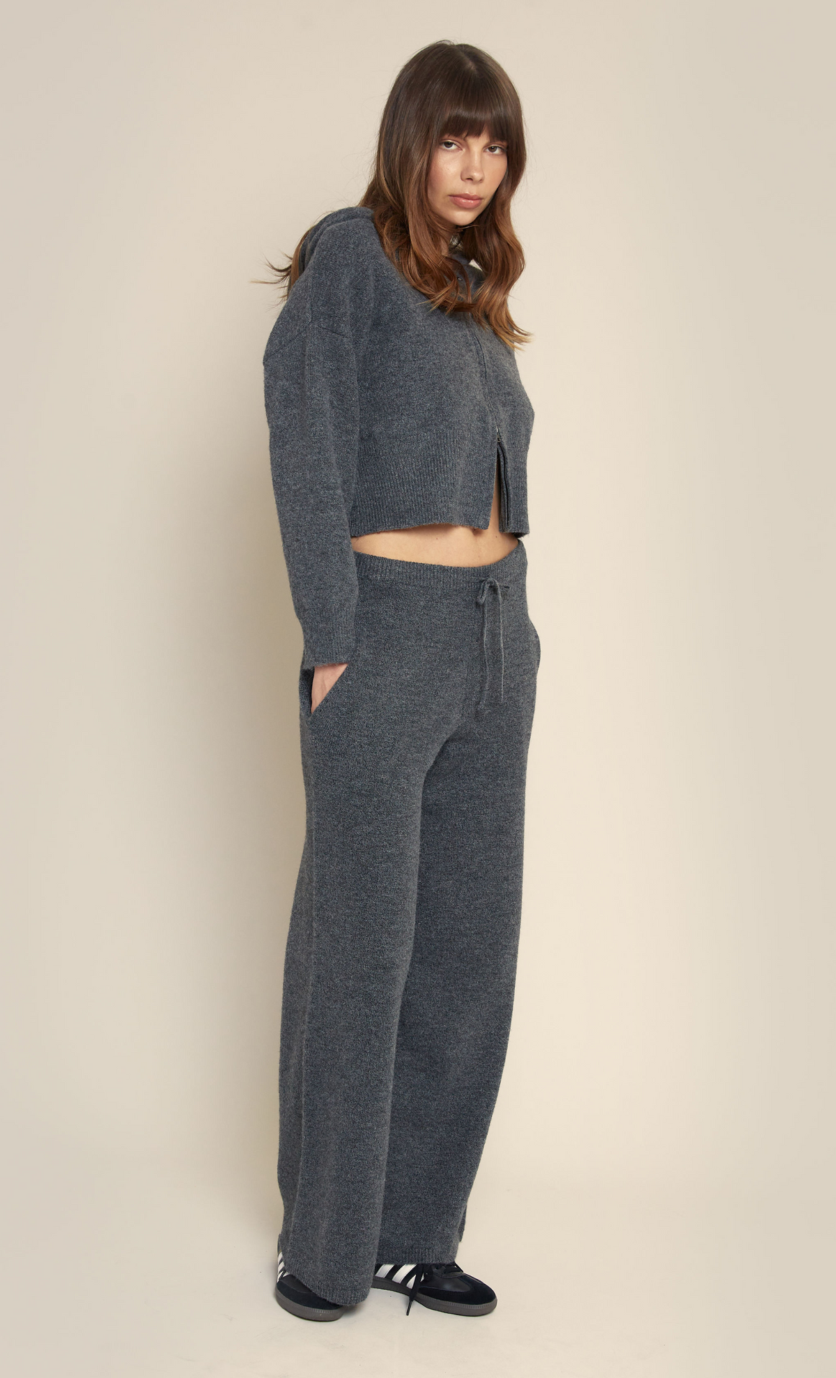 2 Way Zip Relaxed Hoodie