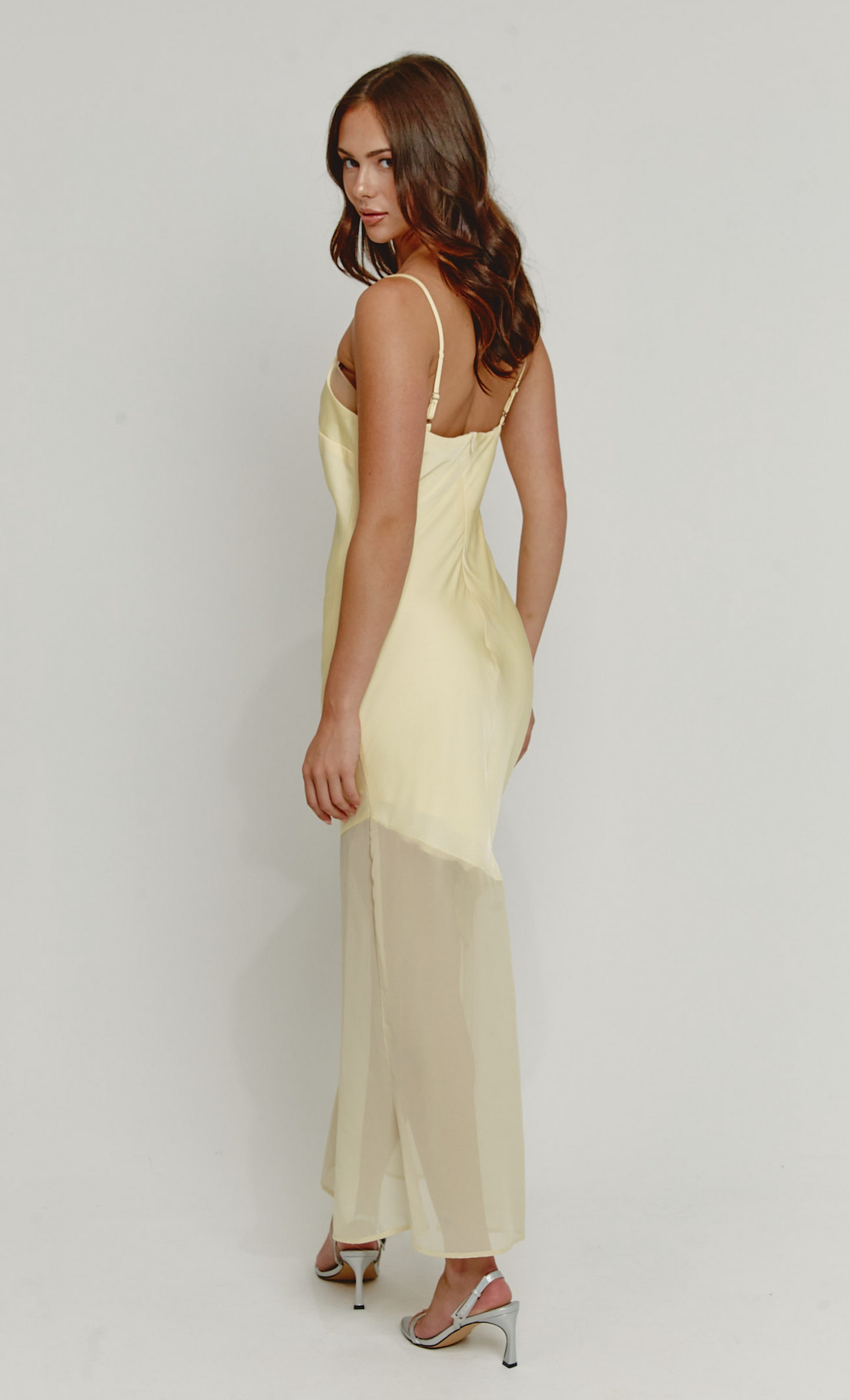 Butter Yellow Slip Maxi Dress – Rare London