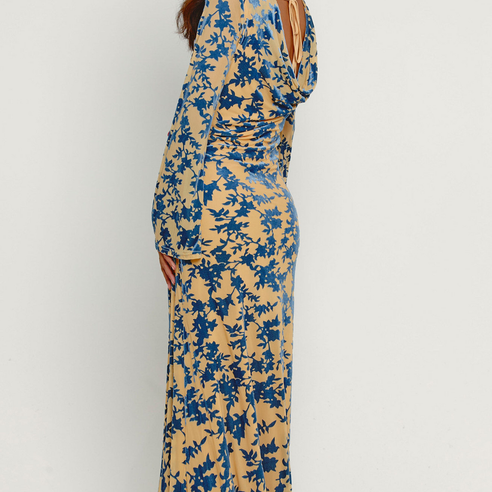 
                      
                        Long Sleeve Cowl Back Maxi Dress
                      
                    