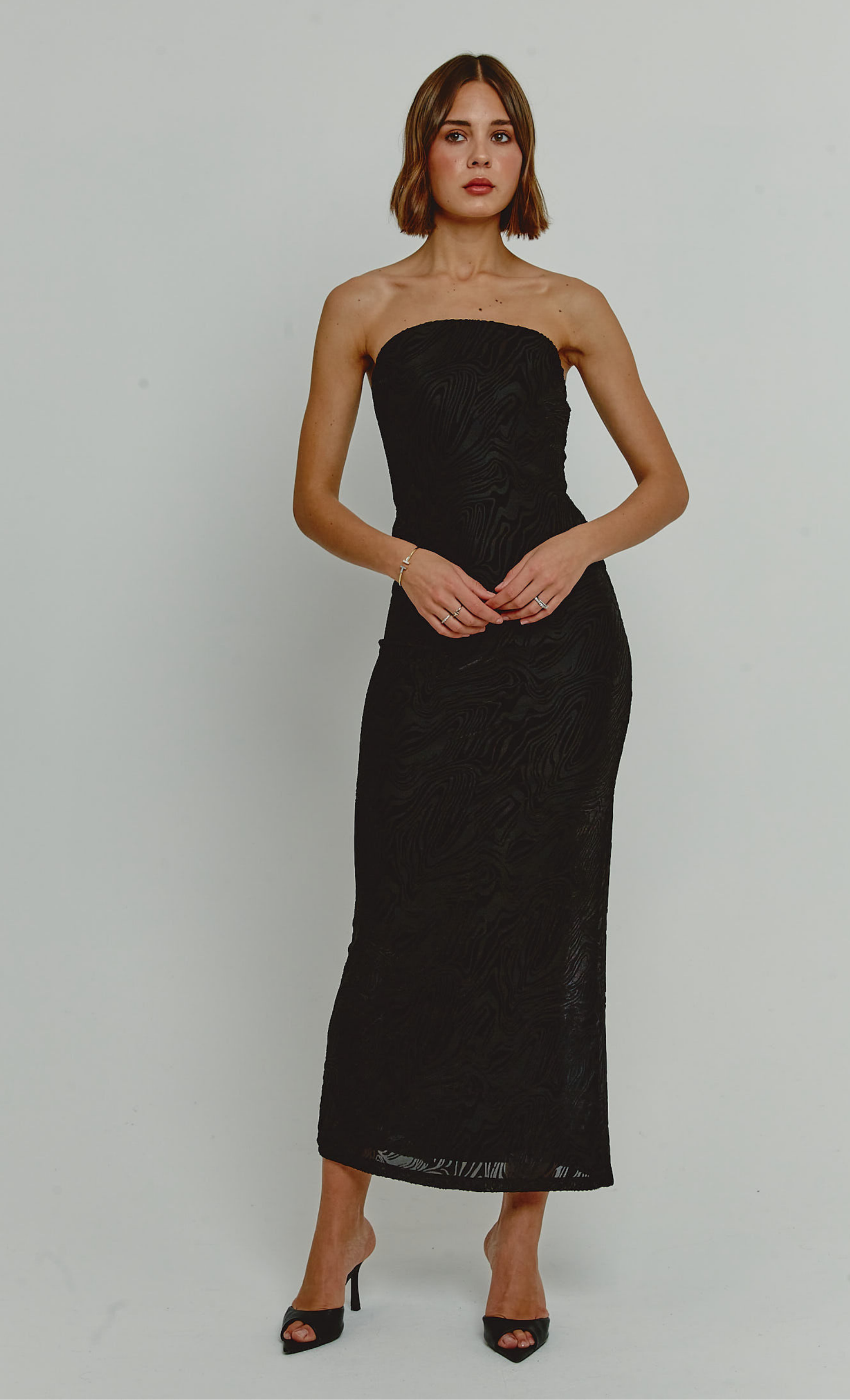 Mesh burnout dress hot sale