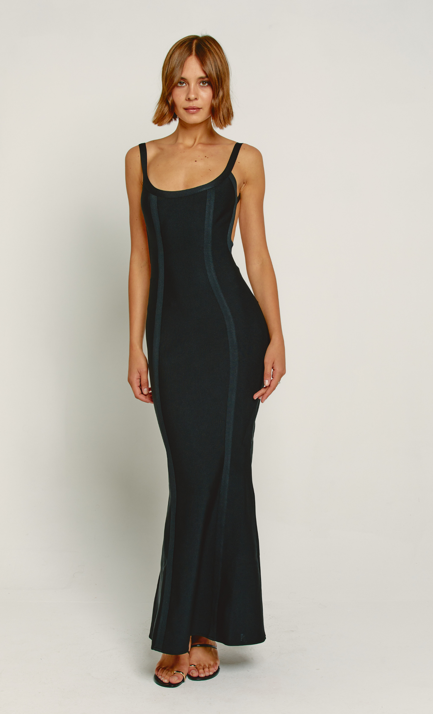 RARE London Women's RARE London Women's Black Backless Bandage Fishtail Maxi Dress 14 / Black RARE London Women's RARE London Women's Black Backless Bandage Fishtail Maxi Dress 14 / Black
