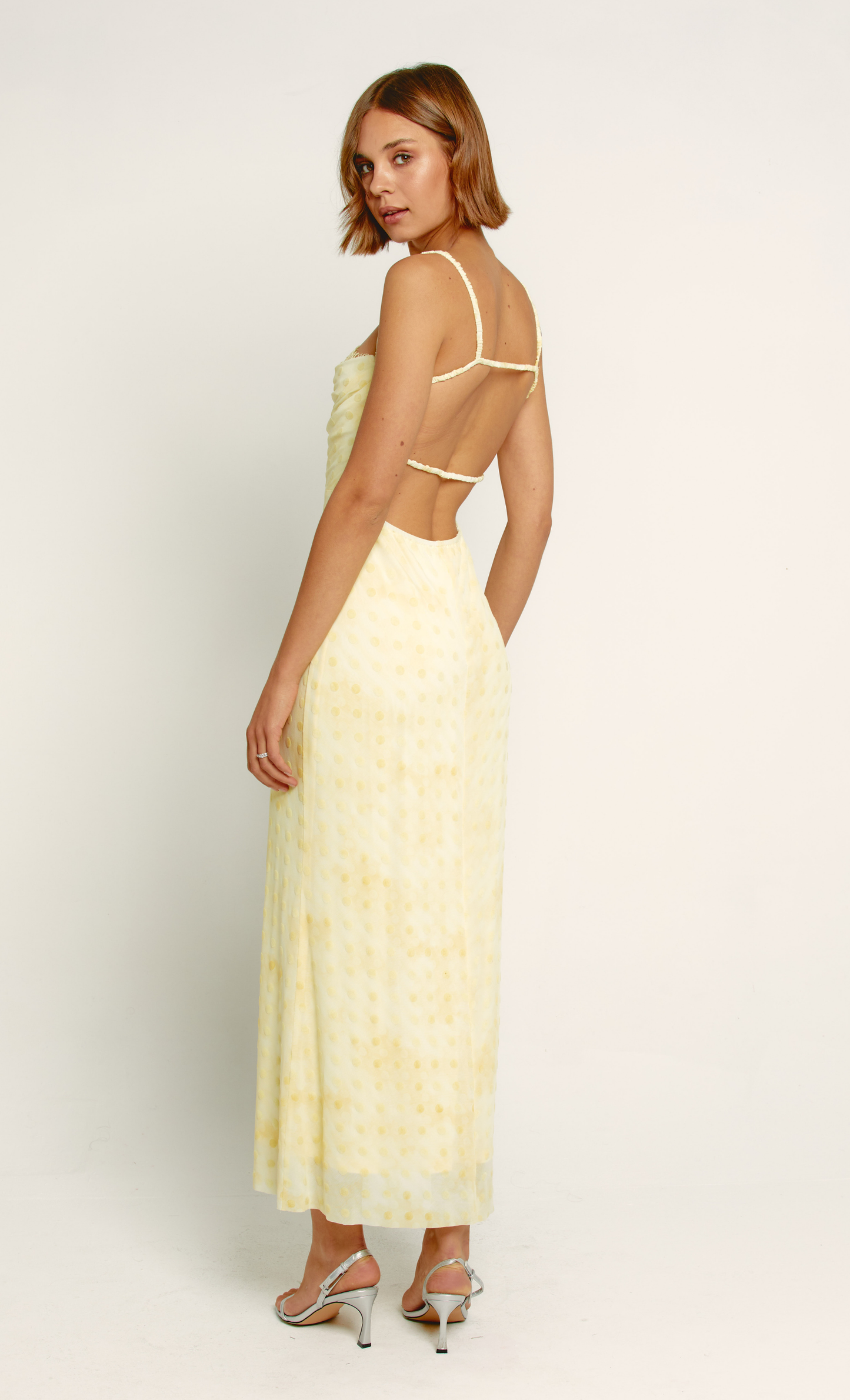 lace panel midi dress rare london Orange Lace Corset Midi Dress