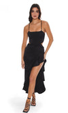Black Flamenco Corset Dress