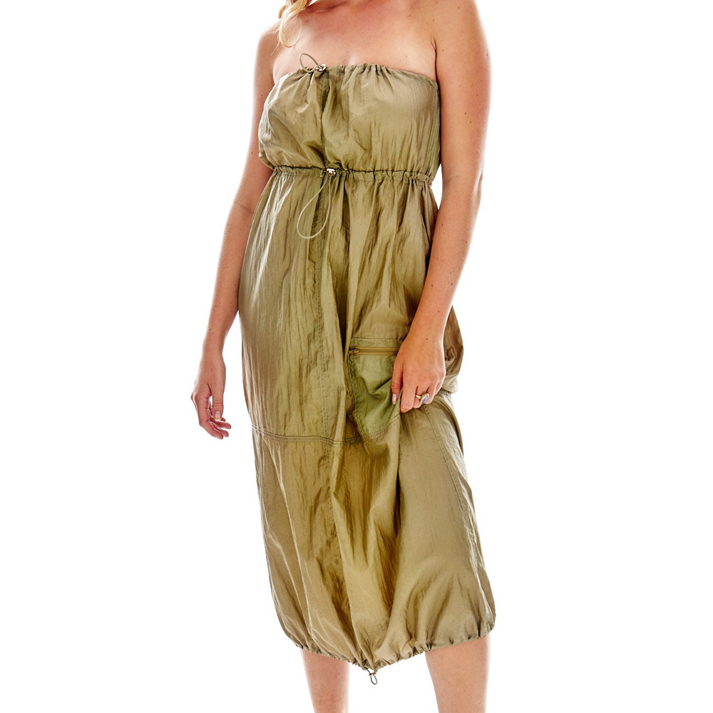 Khaki Parachute Dress