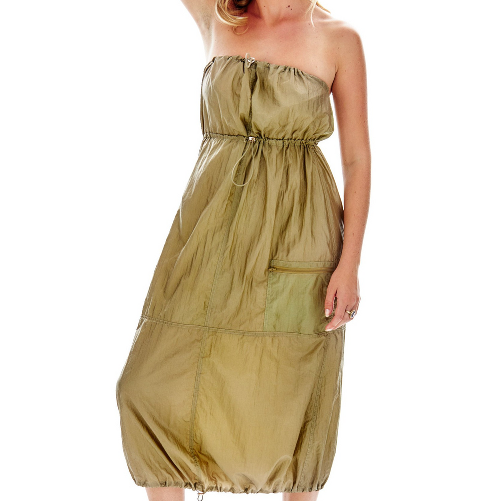 Khaki Parachute Dress