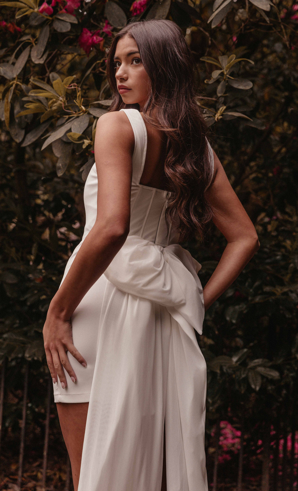 Bow Corset Mini Dress