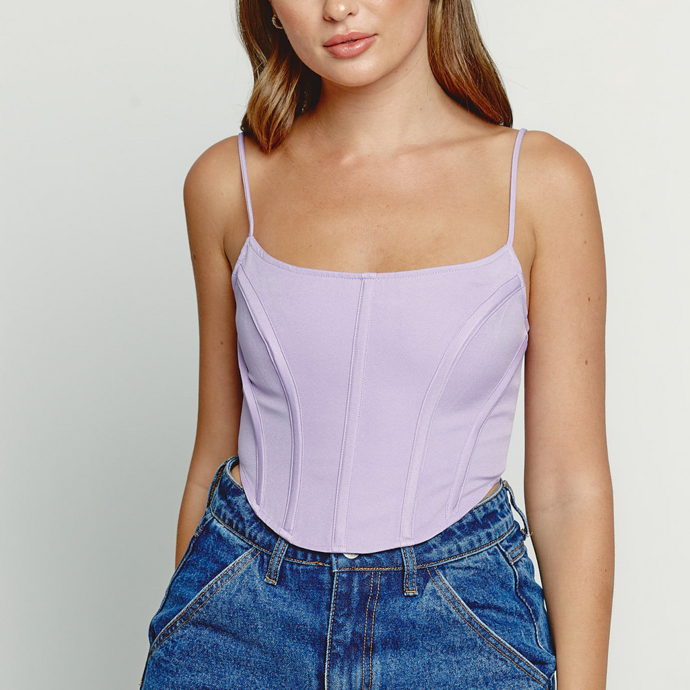 
                      
                        Lilac Corset Top
                      
                    