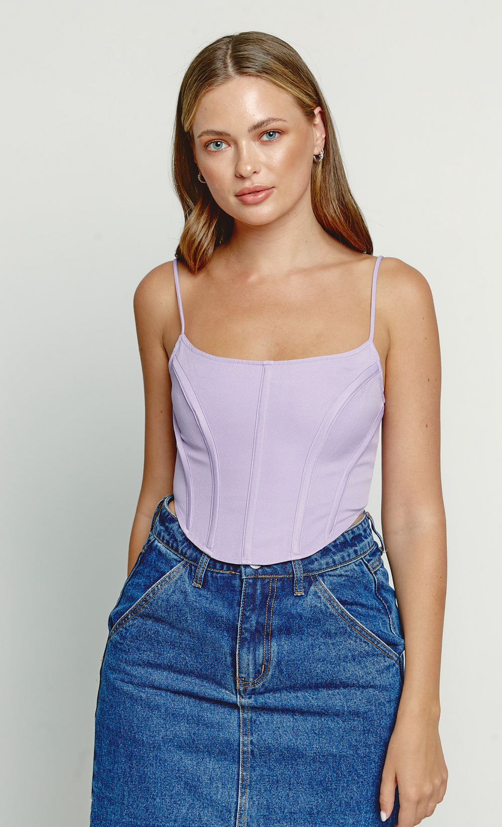 Lilac Corset Top