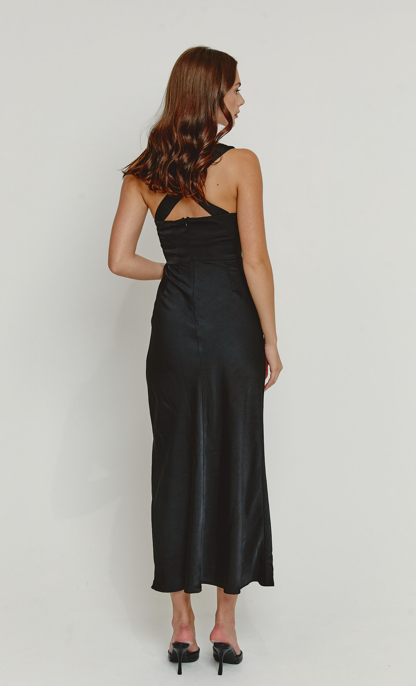 Black Lace Slip Maxi Dress Rare London Black Lace Slip Maxi Dress Rare London