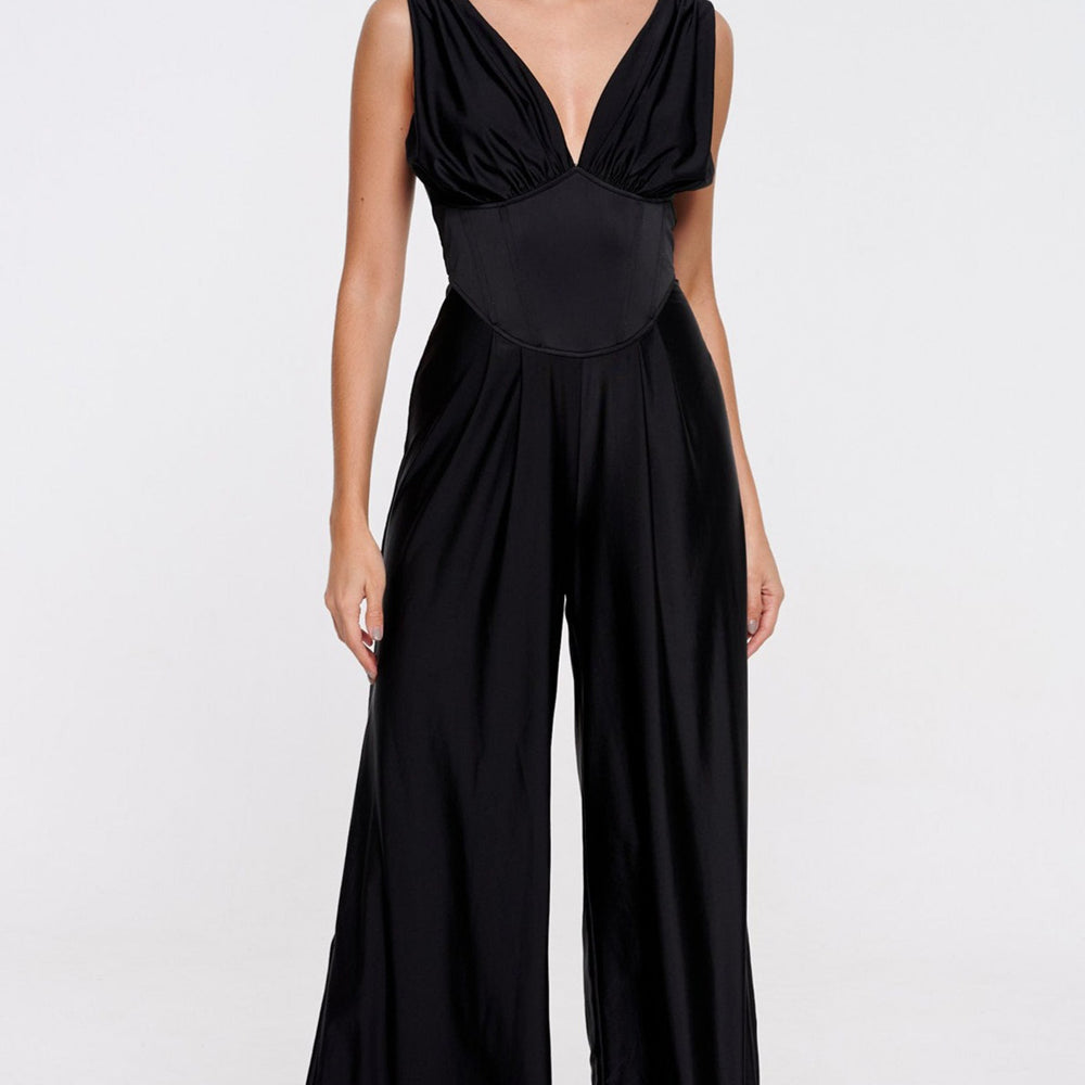 
                      
                        Black Corset Waist Jumpsuit
                      
                    