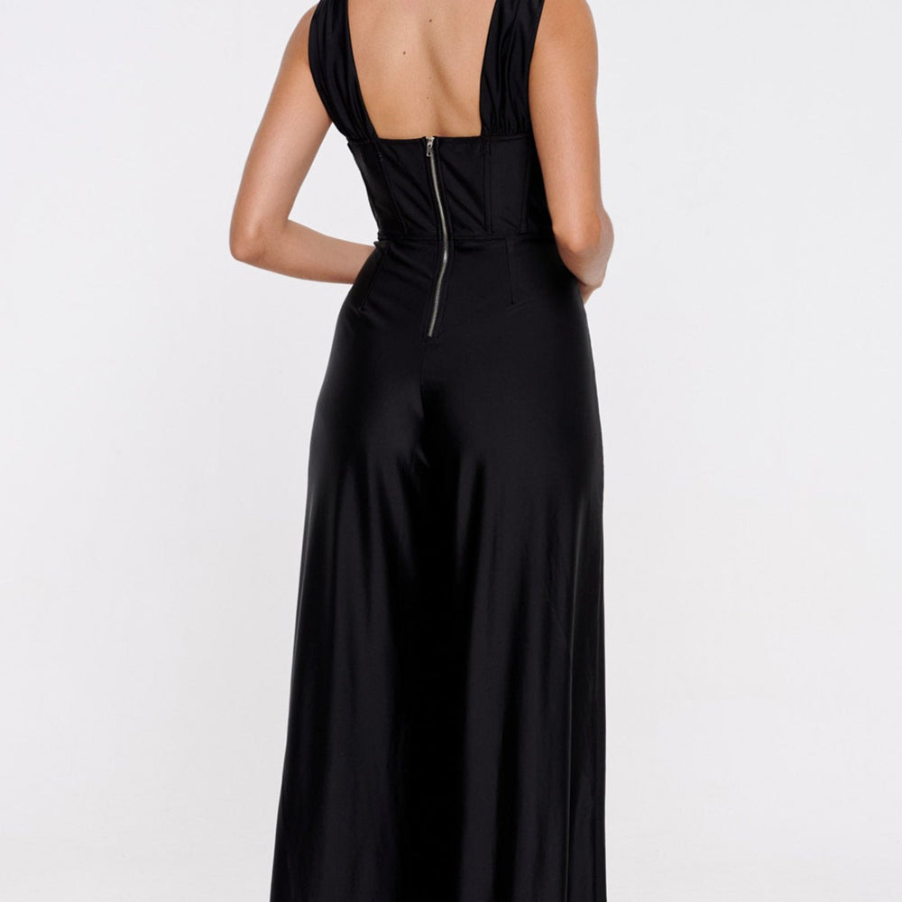 
                      
                        Black Corset Waist Jumpsuit
                      
                    