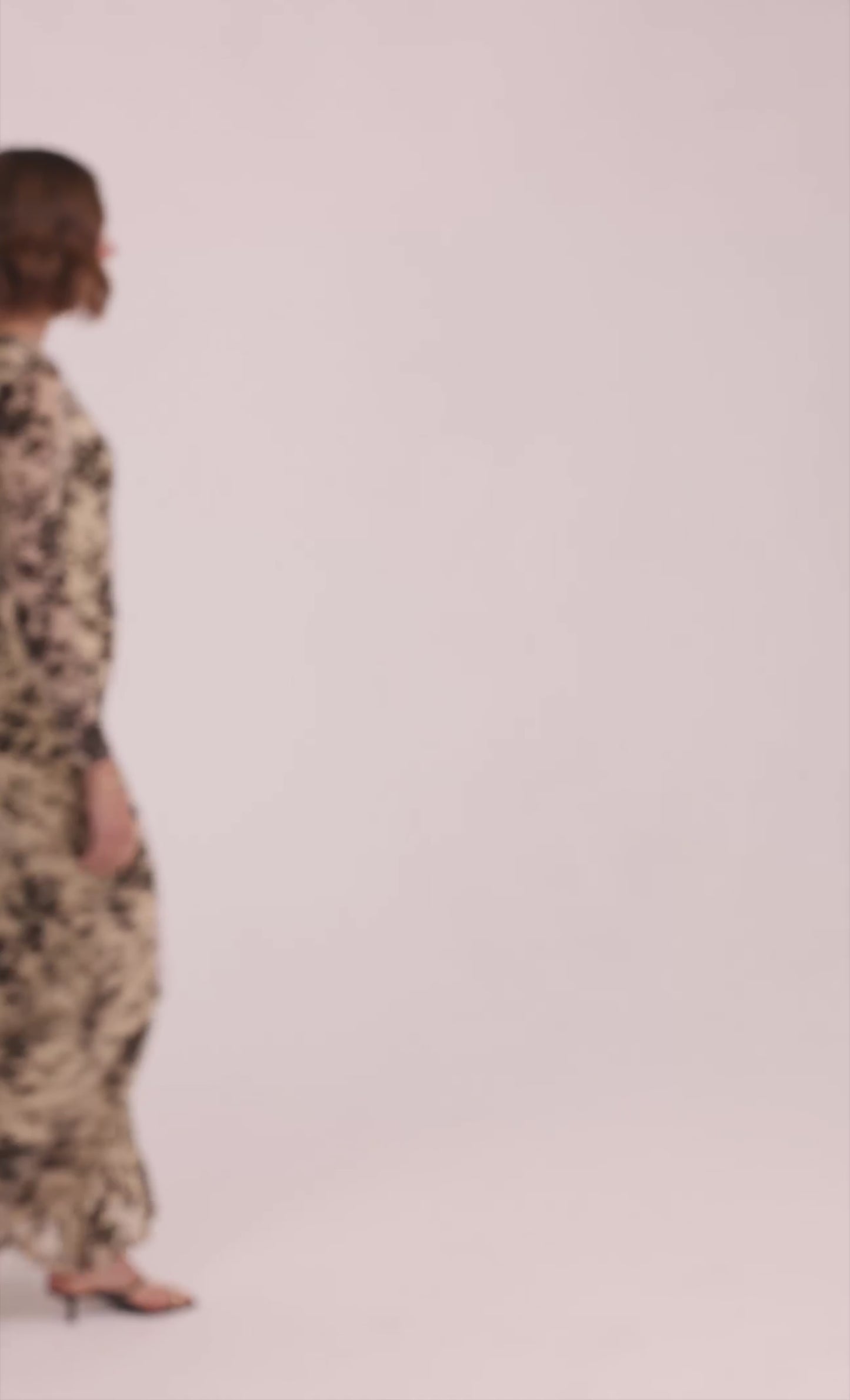 Cream Burnout Fallen Shoulder Maxi Dress
