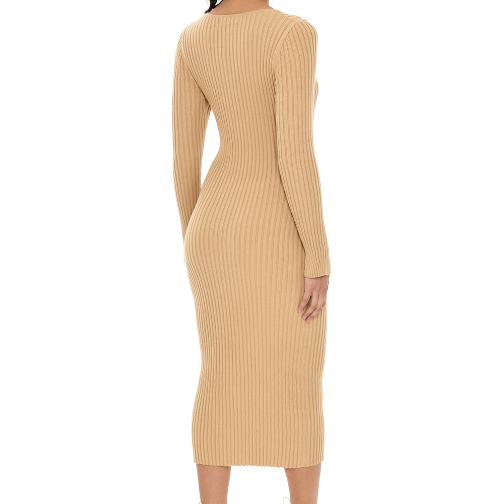 
                      
                        Colourblock Rib Midaxi Dress
                      
                    